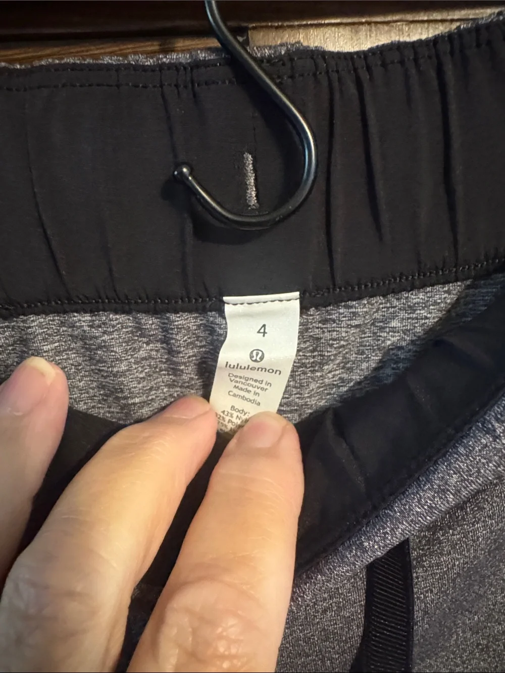 lululemon athletica Men's Heather Charcoal Drawstring Joggers